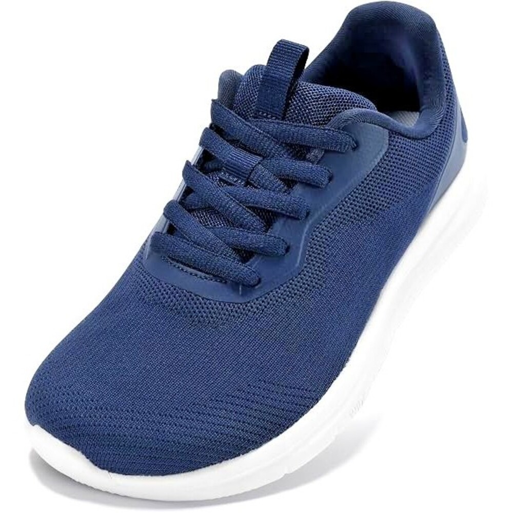Wide Toe Box Ladies Comfort Shoes Size 8.5 Blue Lace Up